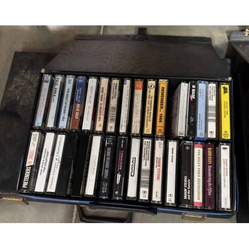 741 - 6 cases of tape cassettes - pop, & Rock 'n' Roll etc.