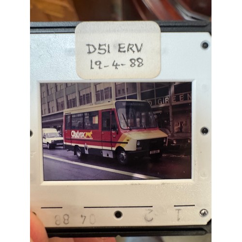 291 - A good large collection of slides & photographs of bus & coaches including 1960 - 1980s