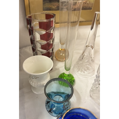 443 - A quantity of glassware including decanter