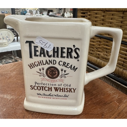 810 - 2 Teachers & Johnnie Walker pub advertising jugs by Wade & Seton pottery