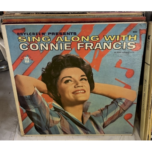 840 - A quantity of LPs including Connie Francis, Brenda Lee, LindisFarne etc