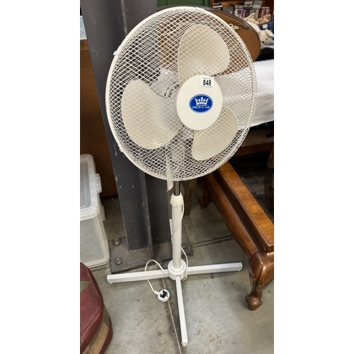 848 - A Prem-I-Air floor standing fan