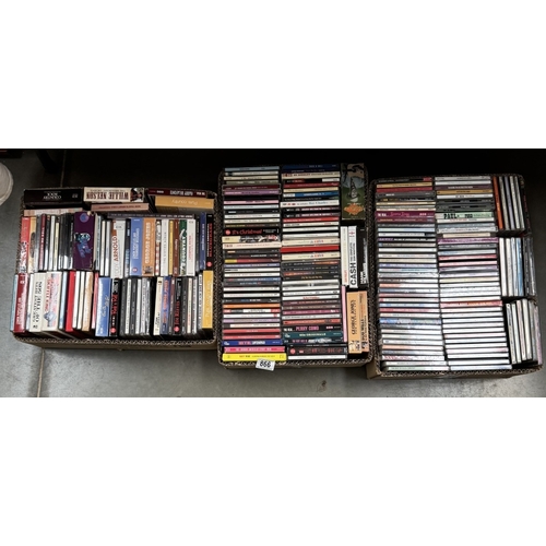 866 - 3 Boxes of CDs including Country etc