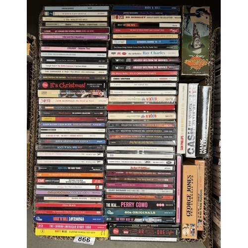 866 - 3 Boxes of CDs including Country etc