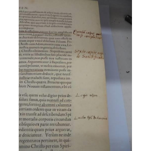 1229 - Calvin, Jean, In omnes Pauli Apostoli Epistolas, atque etiam in Epistolam ad Hebræos, item in Canoni... 