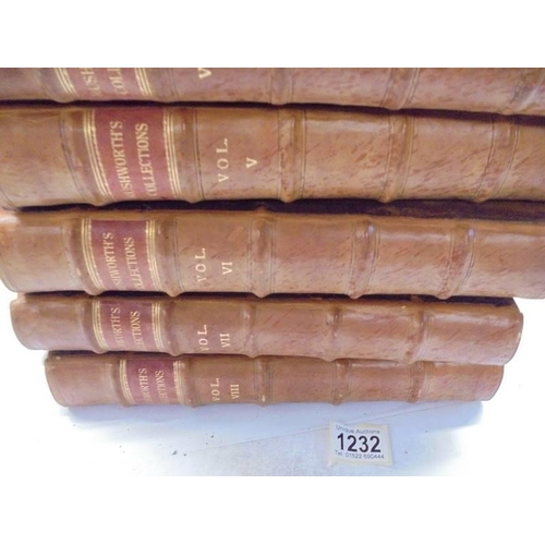 1232 - Rushworth, John, Volumes 1 - 8 of Rushworths Collections containing principal matters which happened... 