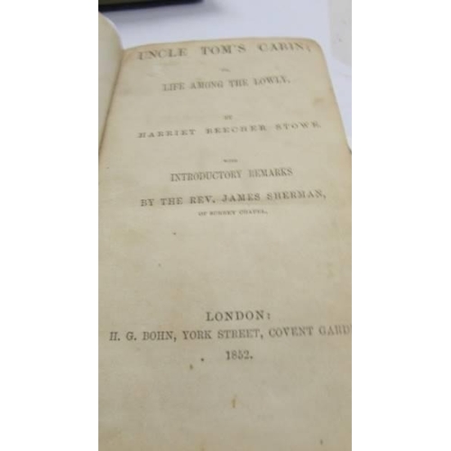 1254 - Beecher Stow, Harriet, Uncle Toms Cabin 1852 Edition and a later version.