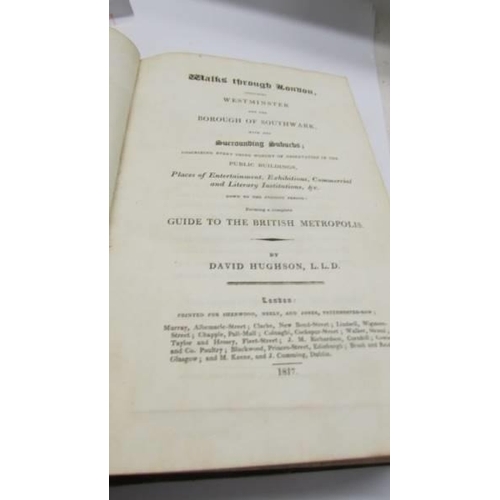 1255 - Hughson, David, Walks through London including Westminster and the Borough of Southwark. 1817, Londo... 