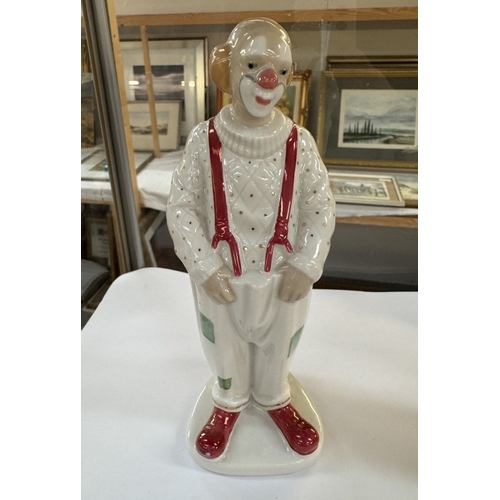 906 - An M.Requene Spanish porcelain clown figure & one other