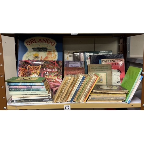 470 - A quantity of vintage children's books etc