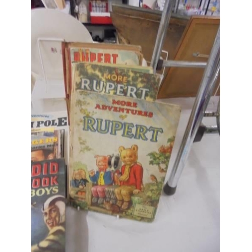 552 - Three a/f Rupert books, Roy Rogers book etc.,