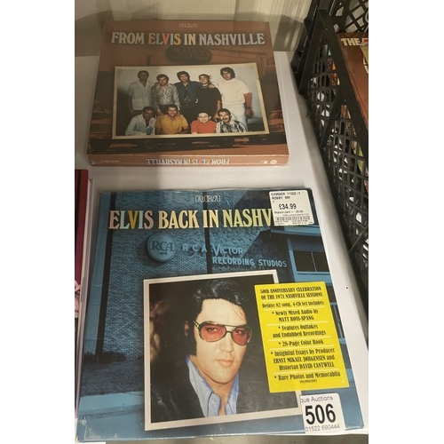 506 - 3 Elvis CD box sets, Elvis In Nashville, Back In Nashville ( Both sealed) & Elvis Back In Living Ste... 