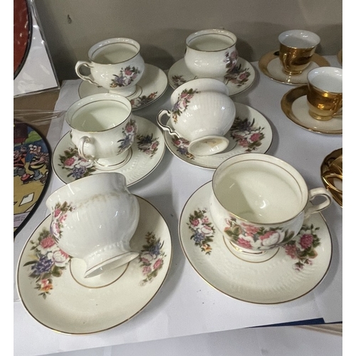 514 - 2 China part tea sets A/F