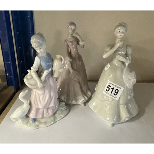 519 - 3 Figurines