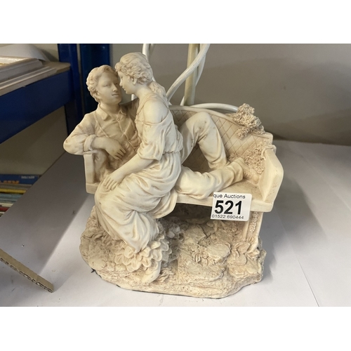 521 - A Classical style figure table lamp