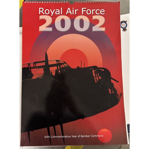 524 - 6 rare RAF Red Arrows calendars 2008-2014 & other Red Arrows Calendars. COLLECT ONLY