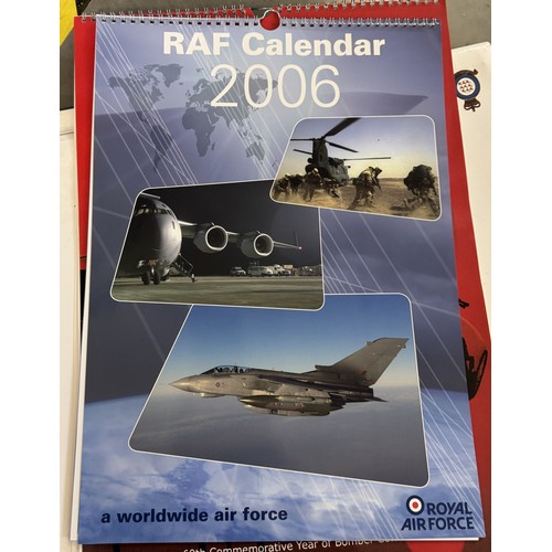 524 - 6 rare RAF Red Arrows calendars 2008-2014 & other Red Arrows Calendars. COLLECT ONLY