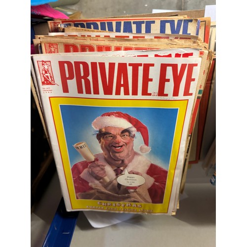 530 - A quantity of Private Eye magazines