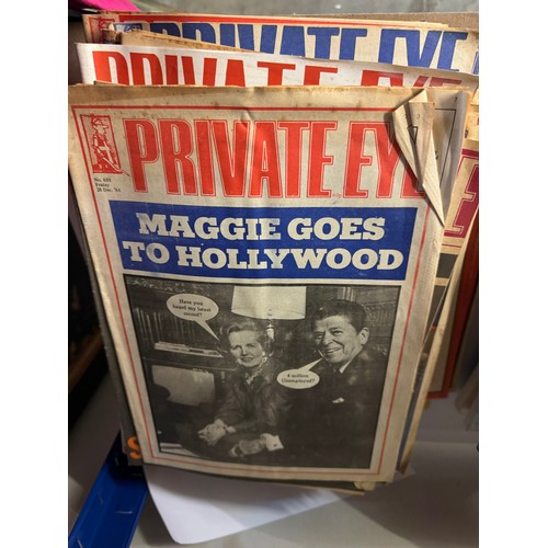 530 - A quantity of Private Eye magazines