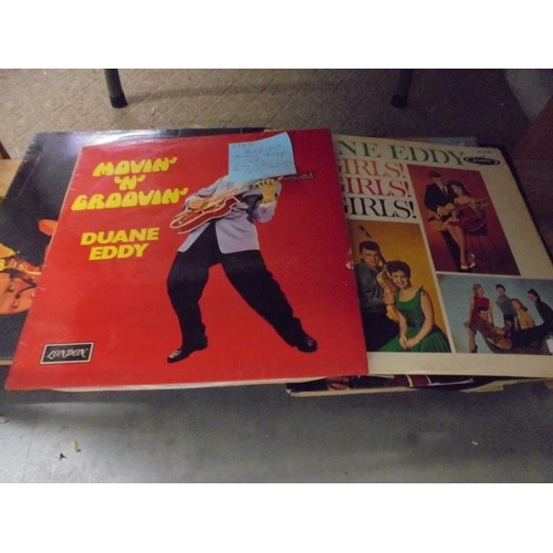 563 - A quantity of LP records including Elvis etc.,