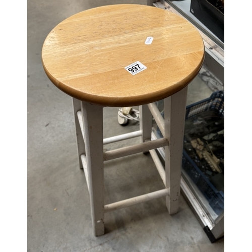 997 - A kitchen stool COLLECT ONLY