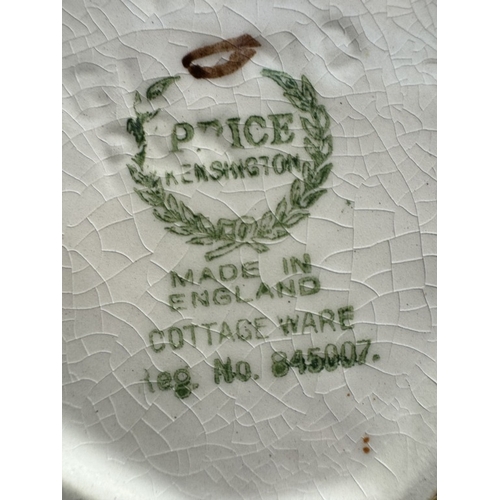 612 - A good lot of Price Bros cottage ware