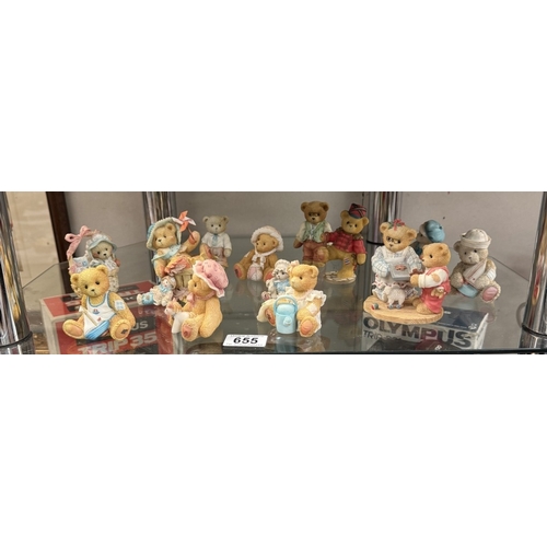 655 - A quantity of Cherished Teddys etc