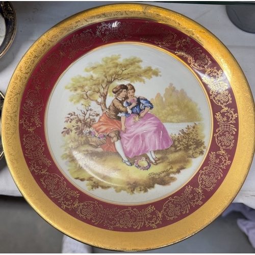 681 - A good lot of Meissen Limoges & plates etc.