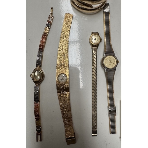 717 - A quantity of vintage mainly ladies wristwatches