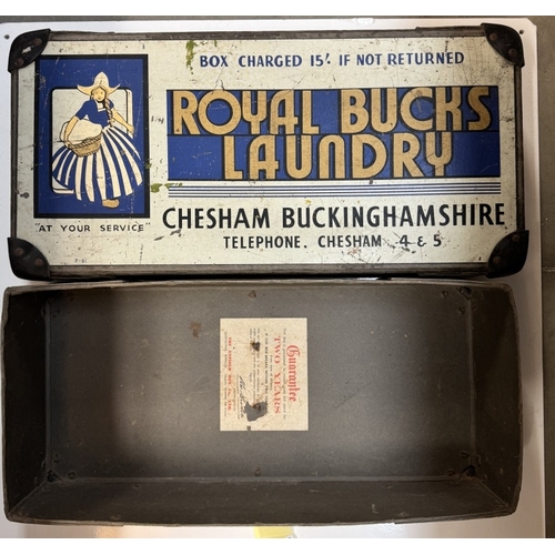 776 - A vintage advertising Royal bucks laundry box