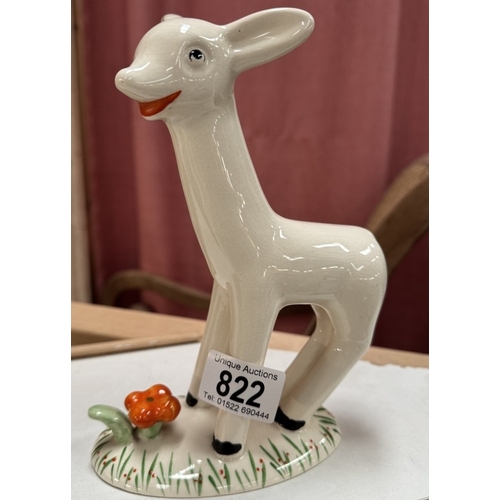 822 - A Larry The Lamb ceramic figure by Midwinter H.H & G Ltd Reg No 791377