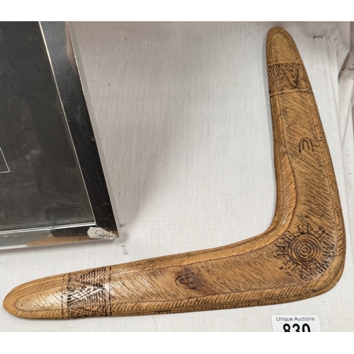 830 - A Don Nolan original Australian boomerang