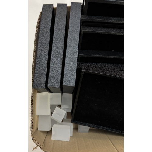 875 - A quantity of jewellery display boards