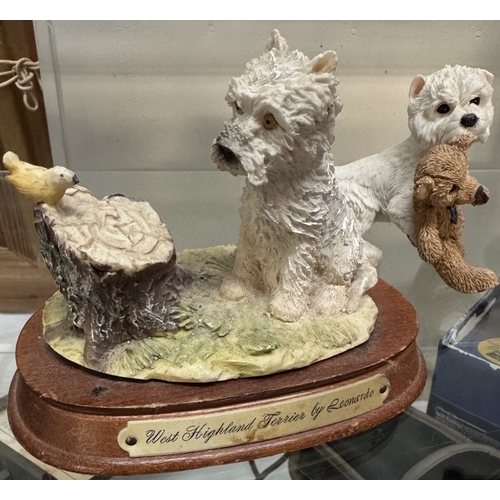 888 - A quantity of West Highland terrier dog ornaments