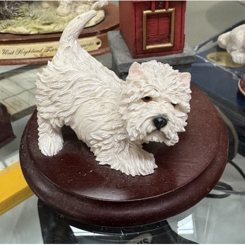 888 - A quantity of West Highland terrier dog ornaments