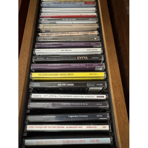 892 - A large quantity of CDs on 2 stands