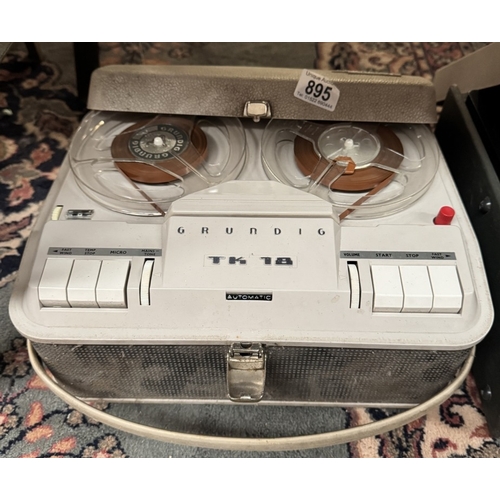 895 - A vintage Grundig TK18 twin track Reel to reel tape recorder