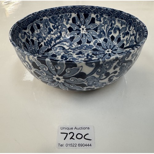 720C - A Chung blue & white bowl