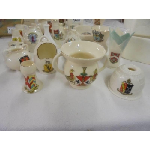 1434 - Approximately twenty pieces of crested china.