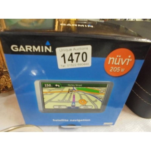 1470 - A boxed Garmin Sat Nav.