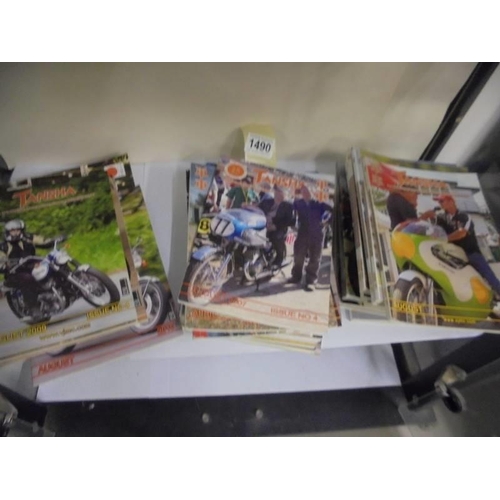 1490 - A quantity of Japanese motorcycle magazines.