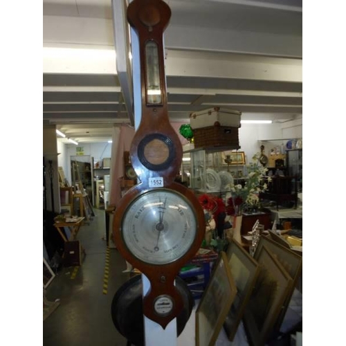 1552 - A barometer marked Green Grantham. COLLECT ONLY,