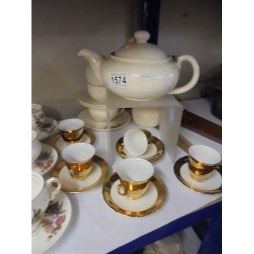 1574 - A good lot of assorted tea ware, COLLECT ONLY.