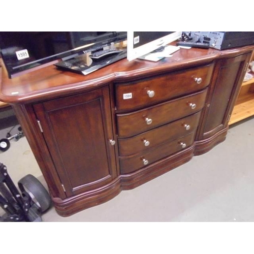 1594 - A good quality mahogany sideboard. COLLECT ONLY.