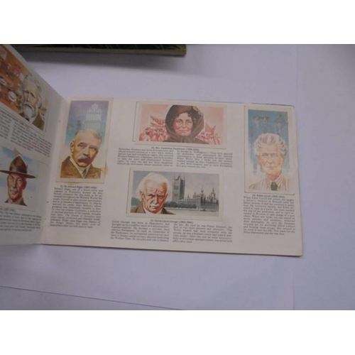 1128 - A quantity of cigarette cards - 12 complete sets, 4 part sets and 3 empty albums.