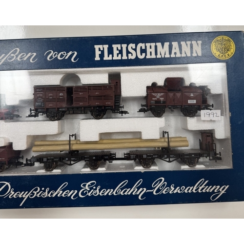 150 - A boxed Fleischmann HO 4883 train set