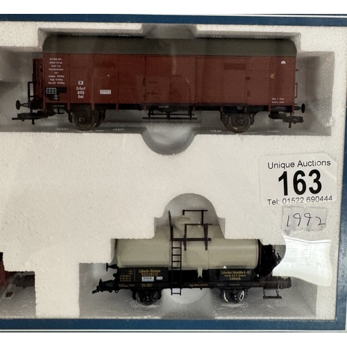 163 - A boxed Fleischmann HO 4895 train set