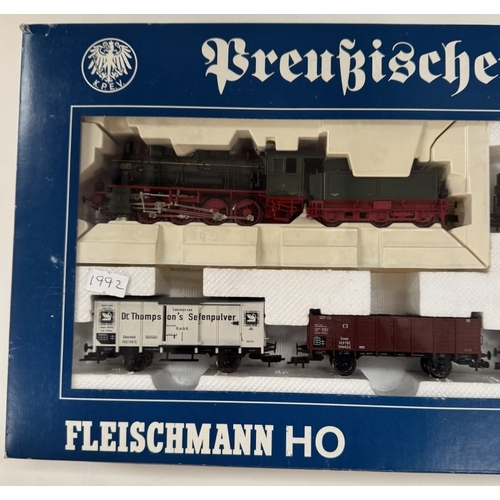 164 - A boxed Fleischmann HO 4891 train set