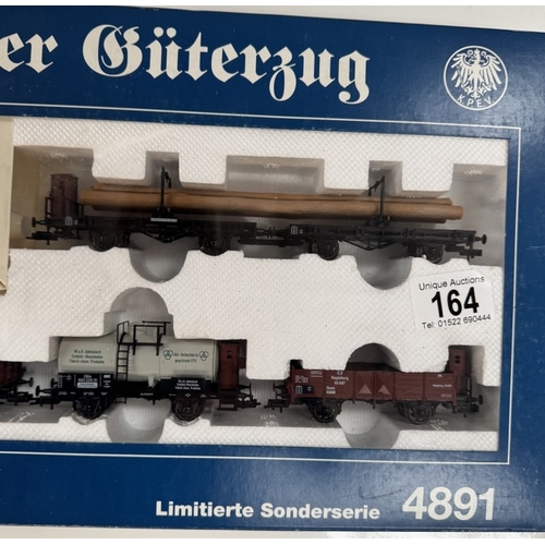 164 - A boxed Fleischmann HO 4891 train set