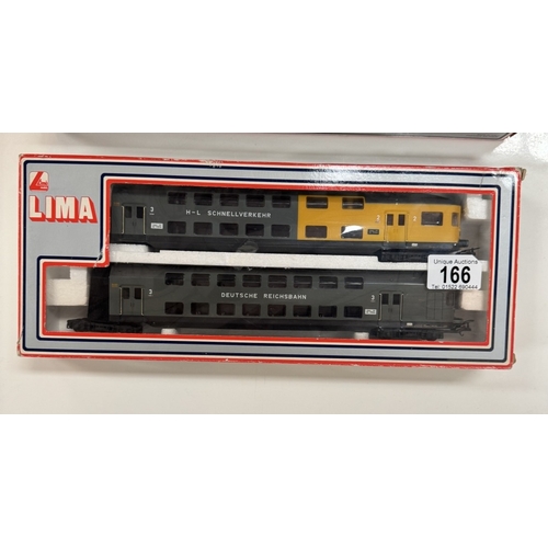 166 - 2 Boxed Lima 309264L & 309260L twin deck coach packs